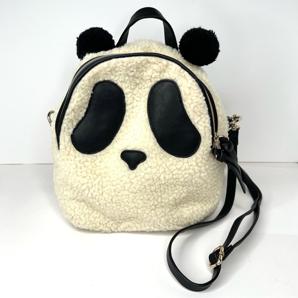 Shearling Panda Backpack - image 1
